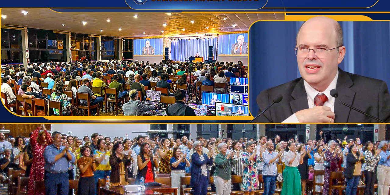 Palestra presencial mensal do orientador espiritual Benjamin Teixeira de Aguiar – todo último domingo do mês